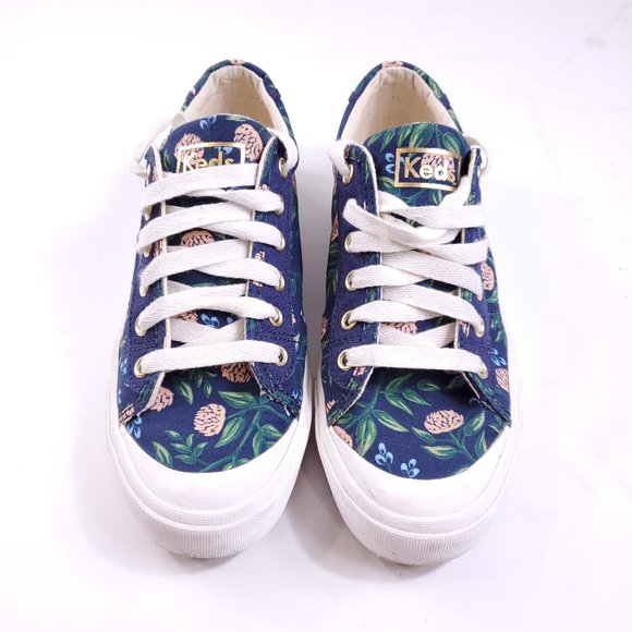 Keds Shoes - Navy Blue Gold Clover Keds